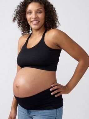 Isabel Maternity by Ingrid & Isabel Belly Band Black L/XL Pregnancy Support Band